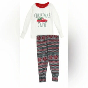 Rae DUNN Christmas Crew PJ Collection Kids Christmas Crew PJ Set 2T